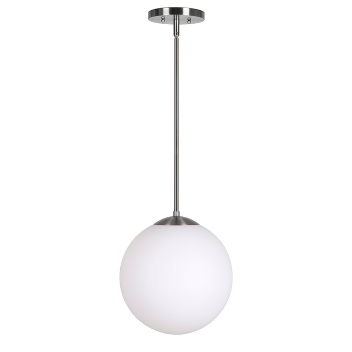 Forte - 2764-01-55 - One Light Pendant - Selene - Brushed Nickel