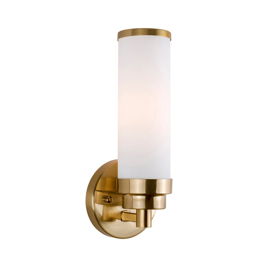 Forte - 5064-01-12 - One Light Wall Sconce - Morgan - Soft Gold