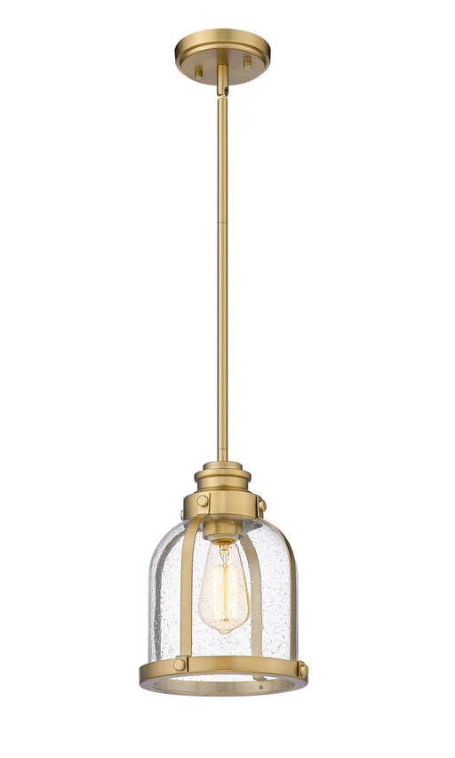 Z-Lite - 337MP-MB - One Light Pendant - Burren - Matte Black — Lighting ...