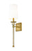 Z-Lite - 805-1S-RB-WH - One Light Wall Sconce - Mia - Rubbed Brass