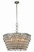Elegant Lighting - 1219D28AS/RC - Six Light Chandelier - Nordic - Antique Silver