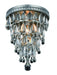Elegant Lighting - 1219F9AS/RC - One Light Flush Mount - Nordic - Antique Silver