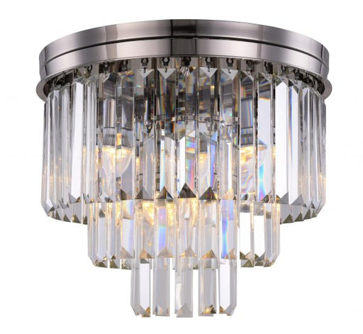 Elegant Lighting - 1231F20PN/RC - Nine Light Flush Mount - Sydney - Polished Nickel