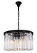 Elegant Lighting - 1238D26MB/RC - Eight Light Chandelier - Sydney - Matte Black