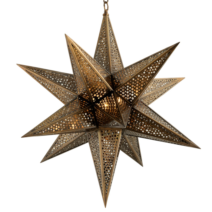 Corbett Lighting - 302-73 - Three Light Chandelier - Star Of The East - Old World Bronze