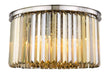 Elegant Lighting - 1238F26PN-GT/RC - Eight Light Flush Mount - Sydney - Polished Nickel