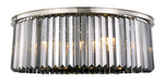 Elegant Lighting - 1238F43PN-SS/RC - Ten Light Flush Mount - Sydney - Polished Nickel