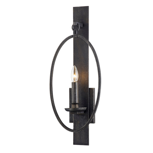 Troy Lighting - B7381 - One Light Wall Sconce - Baily - Aged Silver