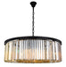 Elegant Lighting - 1238G43MB-GT/RC - Ten Light Chandelier - Sydney - Matte Black