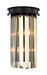 Elegant Lighting - 1238W8MB-GT/RC - Two Light Wall Sconce - Sydney - Matte Black