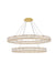 Elegant Lighting - 3503D40G - LED Chandelier - Monroe - Gold