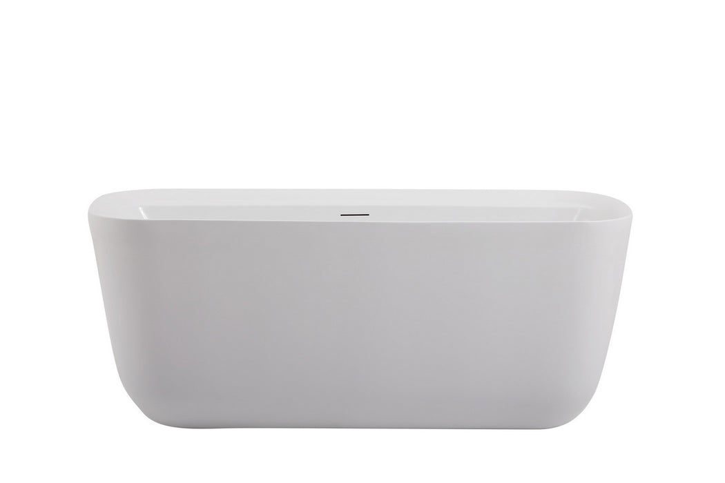 Elegant Lighting - BT10559GW - Bathtub - Calum - Glossy White