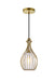 Elegant Lighting - LD2419BR - One Light Pendant - Miya - Brass