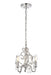 Elegant Lighting - LD5019D9C - Three Light Pendant - Karter - Chrome