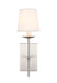 Elegant Lighting - LD6102W4BN - One Light Wall Sconce - Eclipse - Burnished Nickel And White Shade