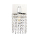 Elegant Lighting - LD7007C - One Light Wall Sconce - Phineas - Chrome And Clear Crystals