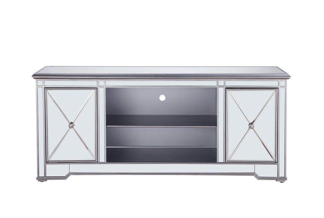 Elegant Lighting - MF601S - TV Stand - Modern - Antique Silver
