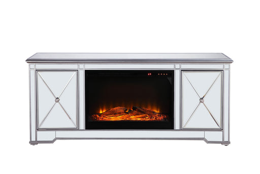 Modern TV Stand With Fireplace Insert