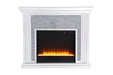 Elegant Lighting - MF9902-F2 - Mantle With Fireplace - Modern - Clear