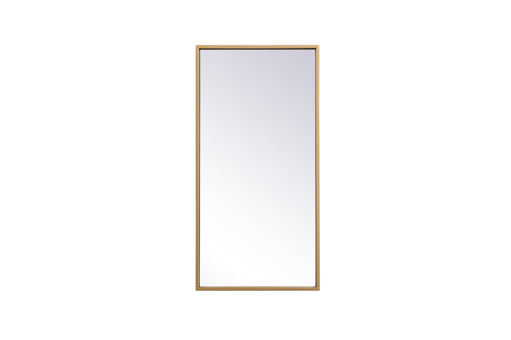 Elegant Lighting - MR41428BR - Mirror - Monet - Brass