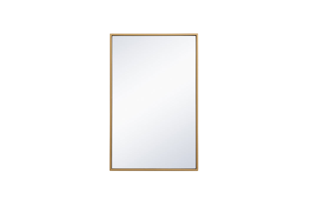 Elegant Lighting - MR41828BR - Mirror - Monet - Brass