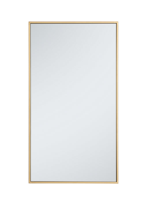 Elegant Lighting - MR42036BR - Mirror - Monet - Brass