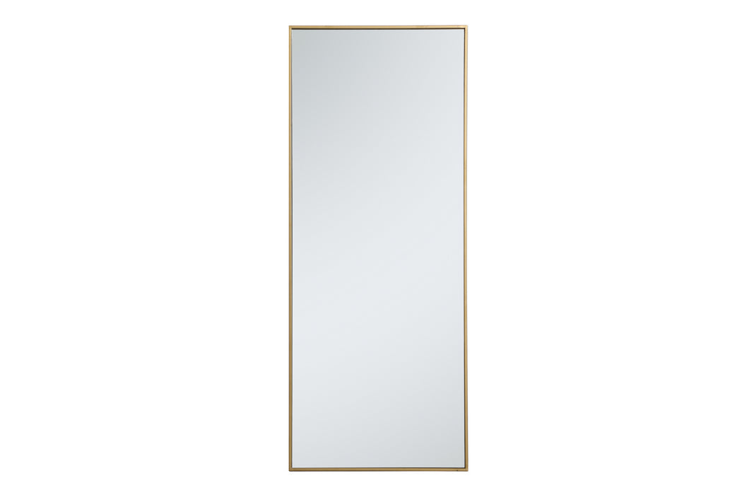 Elegant Lighting - MR42460BR - Mirror - Monet - Brass