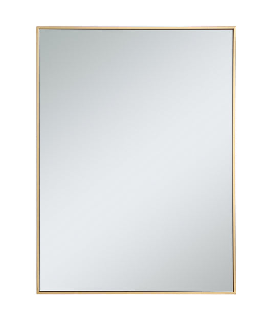 Elegant Lighting - MR43040BR - Mirror - Monet - Brass