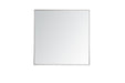 Elegant Lighting - MR43636S - Mirror - Monet - Silver