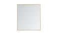 Elegant Lighting - MR43640BR - Mirror - Monet - Brass