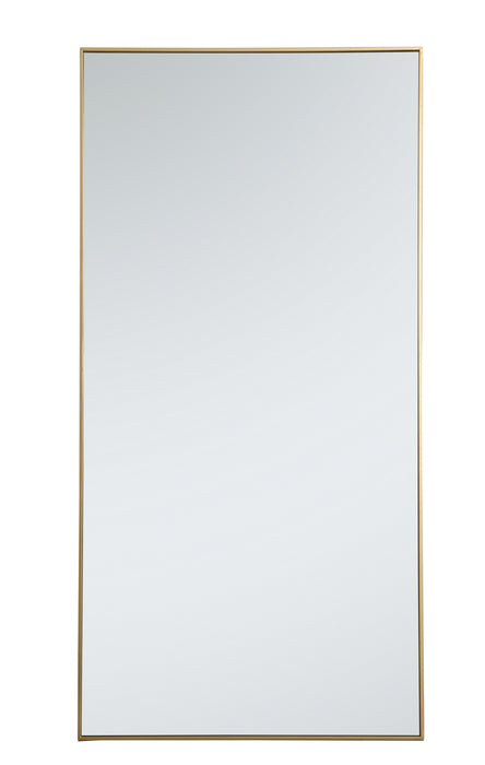 Elegant Lighting - MR43672BR - Mirror - Monet - Brass