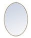 Elegant Lighting - MR4624BR - Mirror - Decker - Brass