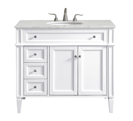 Elegant Lighting - VF12540WH - Single Bathroom Vanity Set - Park Avenue - White