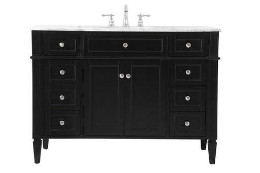 Elegant Lighting - VF12548BK - Bathroom Vanity Set - Park Avenue - Black