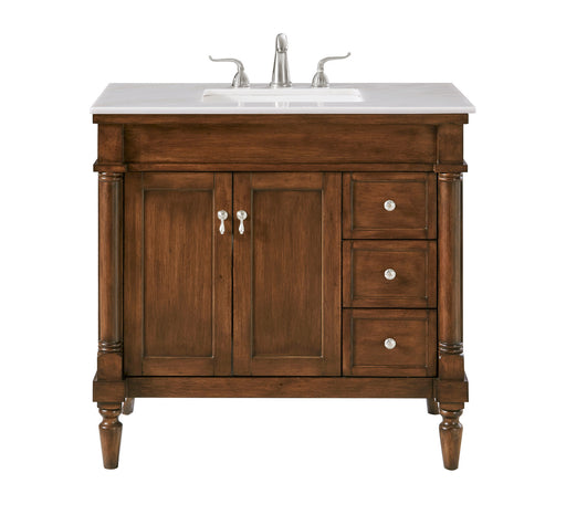 Elegant Lighting - VF13036WT - Single Bathroom Vanity Set - Lexington - Walnut