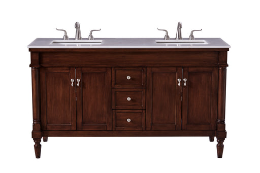 Elegant Lighting - VF13060DWT - Single Bathroom Vanity Set - Lexington - Walnut