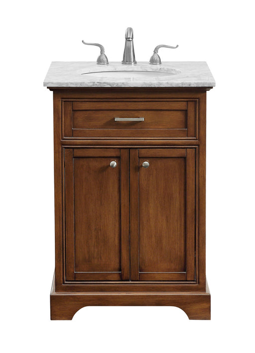 Elegant Lighting - VF15024TK - Single Bathroom Vanity Set - Americana - Teak