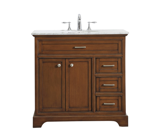 Elegant Lighting - VF15036TK - Single Bathroom Vanity Set - Americana - Teak