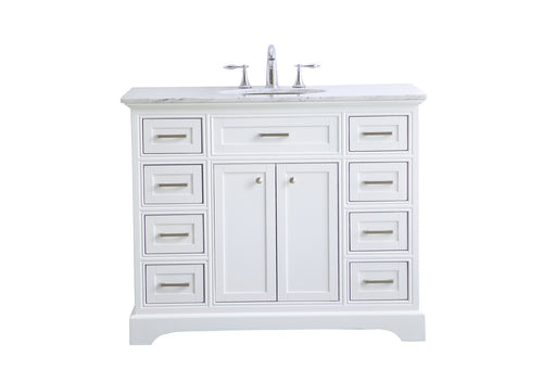 Elegant Lighting - VF15042WH - Single Bathroom Vanity Set - Americana - White