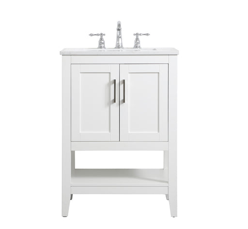 Elegant Lighting - VF16024WH - Single Bathroom Vanity - Aubrey - White