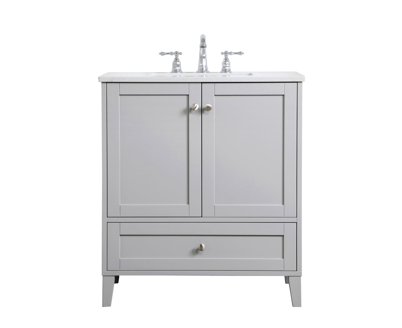 Elegant Lighting VF18030GR Single Bathroom Vanity Sommerville