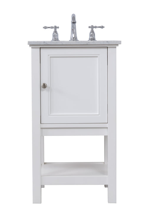 Elegant Lighting - VF27019WH - Single Bathroom Vanity Set - Metropolis - White