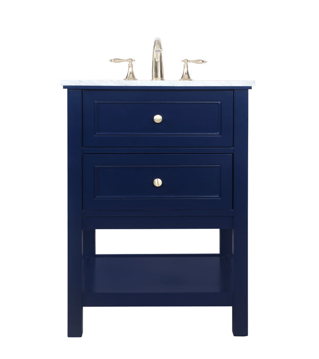 Elegant Lighting - VF27024BL - Bathroom Vanity Set - Metropolis - Blue