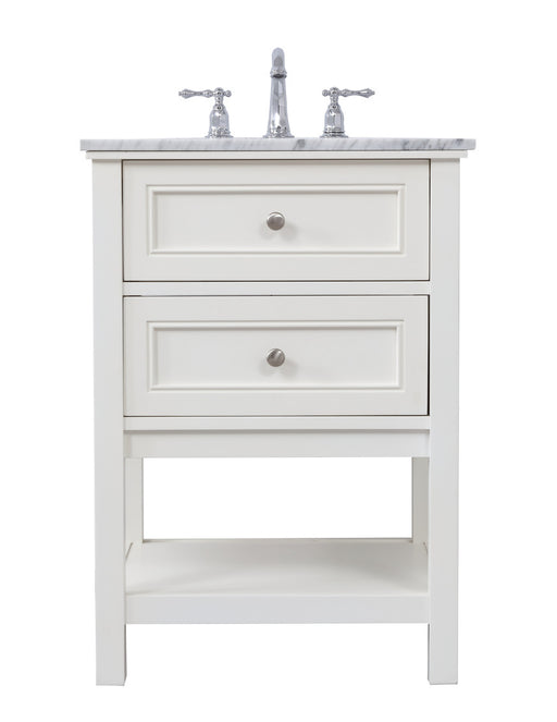 Elegant Lighting - VF27024WH - Single Bathroom Vanity Set - Metropolis - White