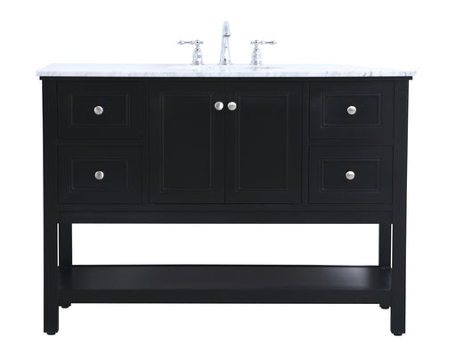 Elegant Lighting - VF27048BK - Single Bathroom Vanity Set - Metropolis - Black