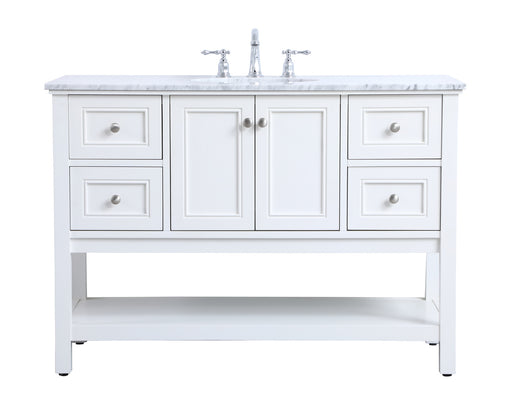 Elegant Lighting - VF27048WH - Single Bathroom Vanity Set - Metropolis - White