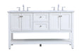 Elegant Lighting - VF27060WH - Double Sink Bathroom Vanity Set - Metropolis - White