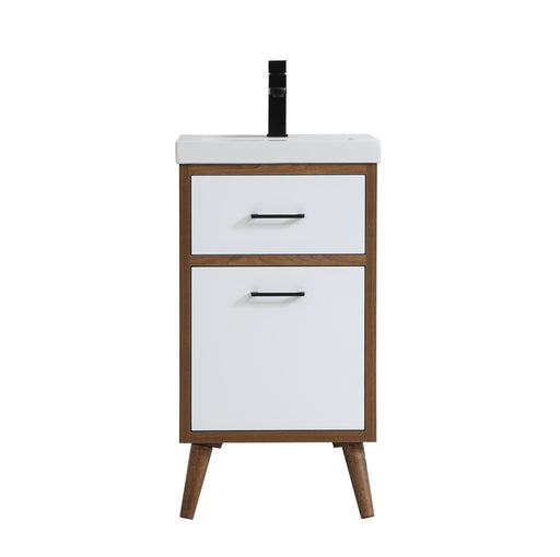 Elegant Lighting - VF41018WH - Bathroom Vanity - Boise - Matte White