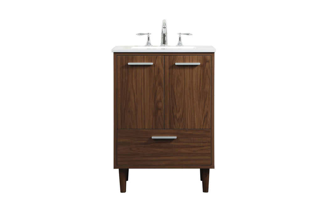 Elegant Lighting - VF47024MWT - Vanity Sink Set - Baldwin - Walnut