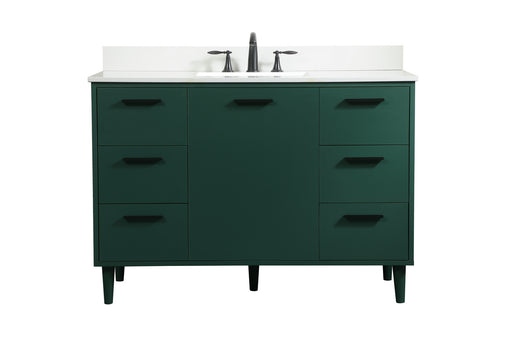 Elegant Lighting - VF47048MGN-BS - Vanity Sink Set - Baldwin - Green